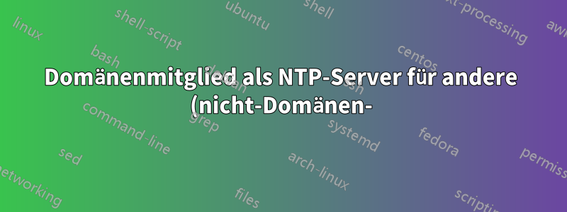 Domänenmitglied als NTP-Server für andere (nicht-Domänen-)Netzwerke