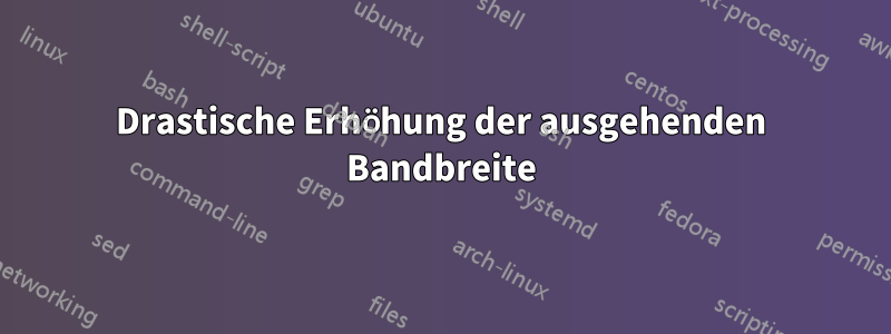 Drastische Erhöhung der ausgehenden Bandbreite