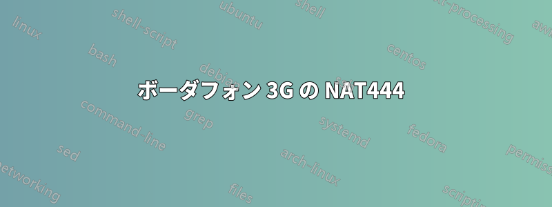 ボーダフォン 3G の NAT444 