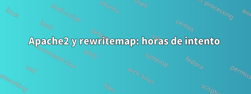 Apache2 y rewritemap: horas de intento