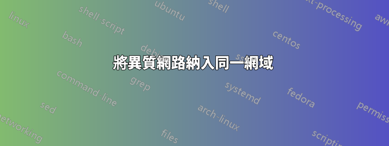 將異質網路納入同一網域