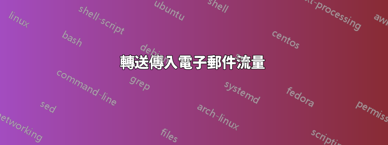 轉送傳入電子郵件流量