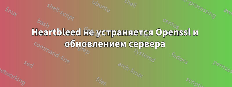 Heartbleed не устраняется Openssl и обновлением сервера