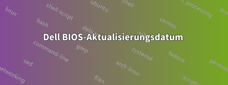 Dell BIOS-Aktualisierungsdatum