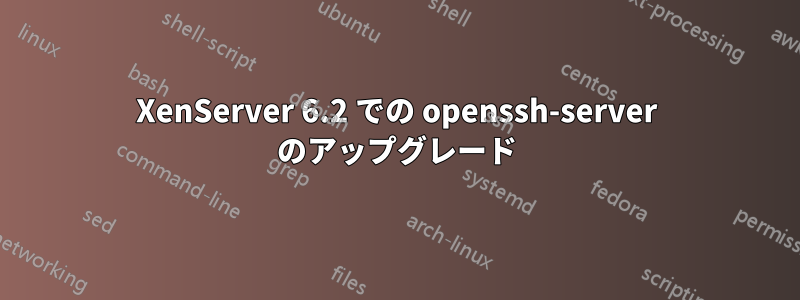 XenServer 6.2 での openssh-server のアップグレード