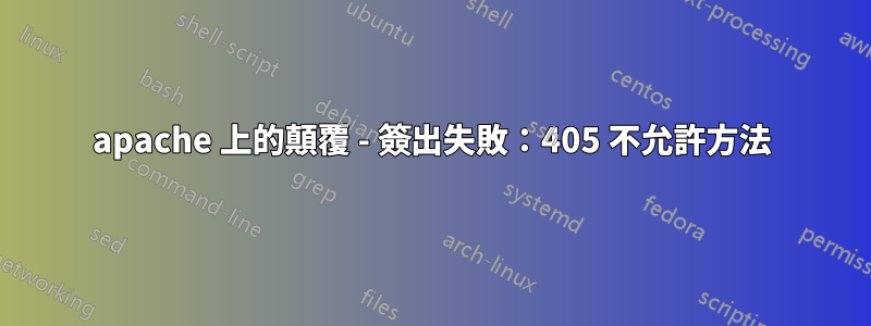 apache 上的顛覆 - 簽出失敗：405 不允許方法