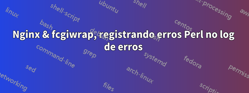 Nginx & fcgiwrap, registrando erros Perl no log de erros