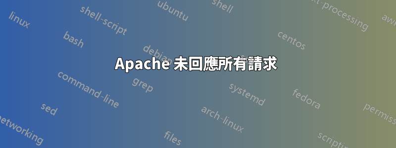 Apache 未回應所有請求