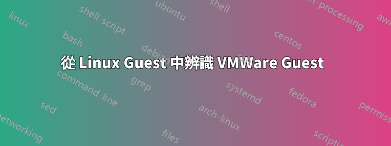 從 Linux Guest 中辨識 VMWare Guest 