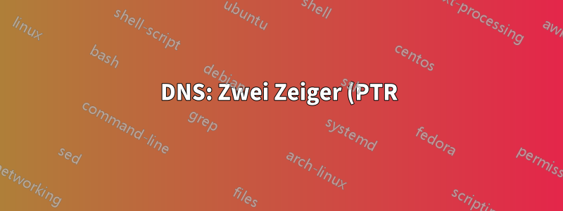 DNS: Zwei Zeiger (PTR) mit derselben IP-Auflösung zu verschiedenen Hosts