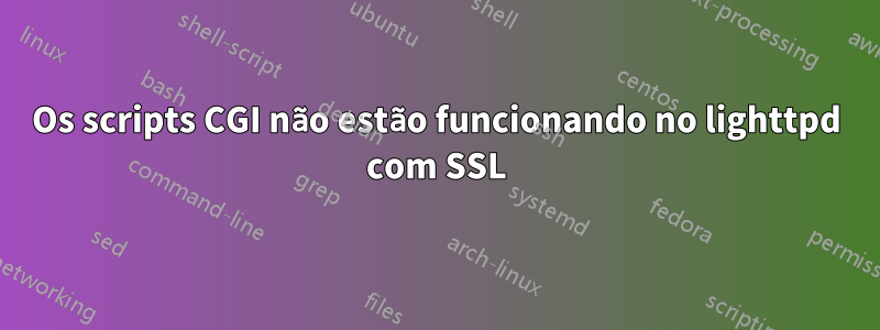 Os scripts CGI não estão funcionando no lighttpd com SSL