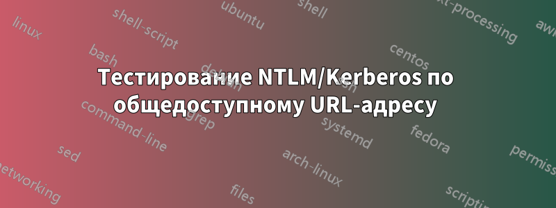 Тестирование NTLM/Kerberos по общедоступному URL-адресу