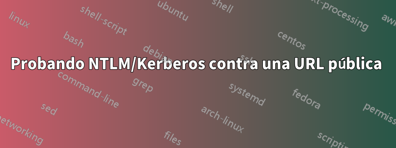 Probando NTLM/Kerberos contra una URL pública