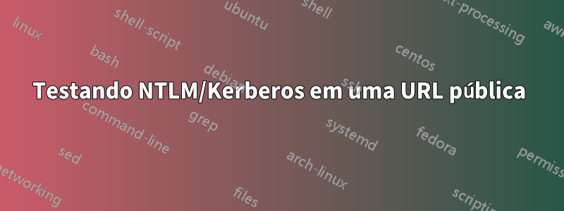 Testando NTLM/Kerberos em uma URL pública