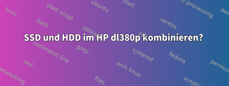 SSD und HDD im HP dl380p kombinieren?