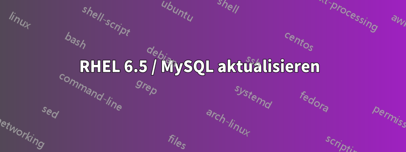 RHEL 6.5 / MySQL aktualisieren 