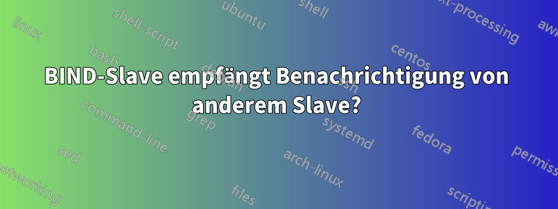 BIND-Slave empfängt Benachrichtigung von anderem Slave?