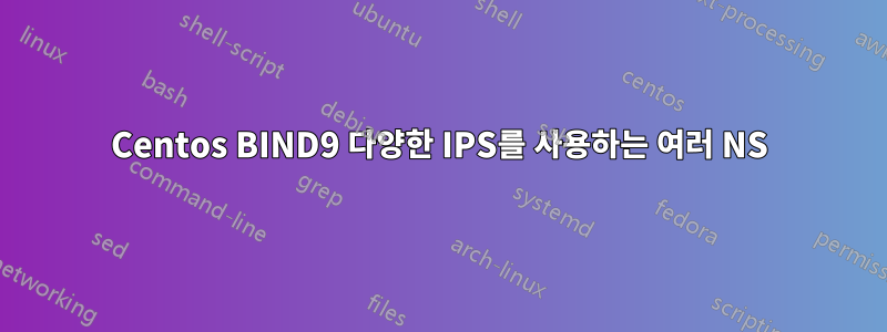 Centos BIND9 다양한 IPS를 사용하는 여러 NS