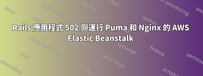 Rails 應用程式 502 與運行 Puma 和 Nginx 的 AWS Elastic Beanstalk