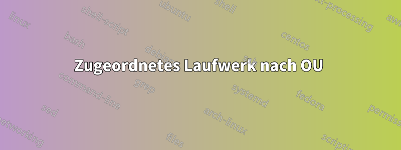 Zugeordnetes Laufwerk nach OU