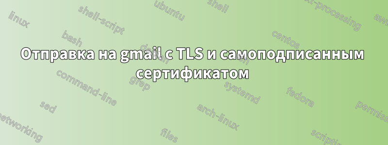 Отправка на gmail с TLS и самоподписанным сертификатом