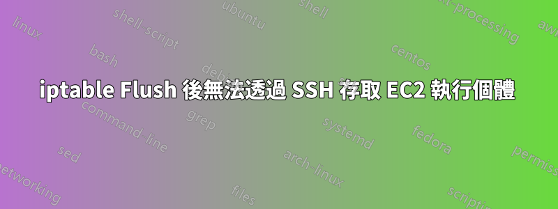 iptable Flush 後無法透過 SSH 存取 EC2 執行個體