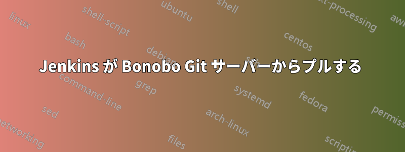 Jenkins が Bonobo Git サーバーからプルする