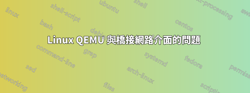 Linux QEMU 與橋接網路介面的問題