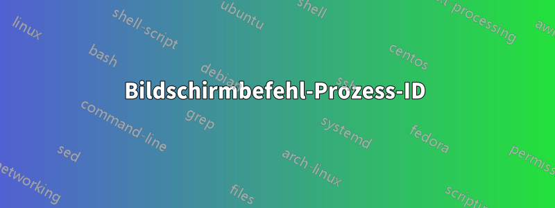 Bildschirmbefehl-Prozess-ID