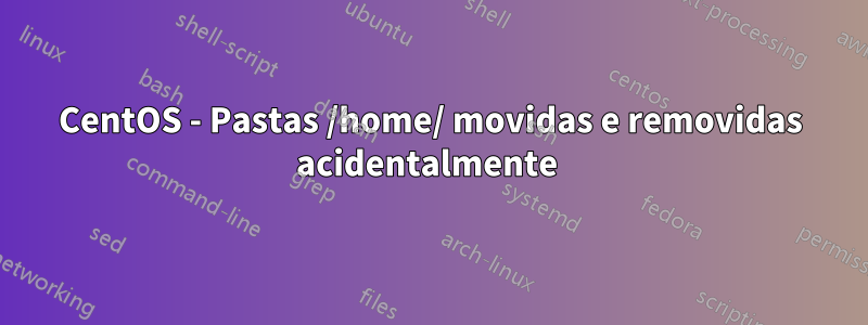 CentOS - Pastas /home/ movidas e removidas acidentalmente 
