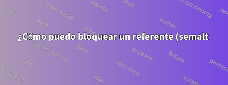 ¿Cómo puedo bloquear un referente (semalt) en mi servidor Apache?