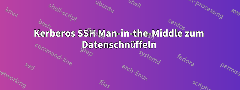 Kerberos SSH Man-in-the-Middle zum Datenschnüffeln