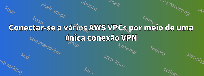 Conectar-se a vários AWS VPCs por meio de uma única conexão VPN
