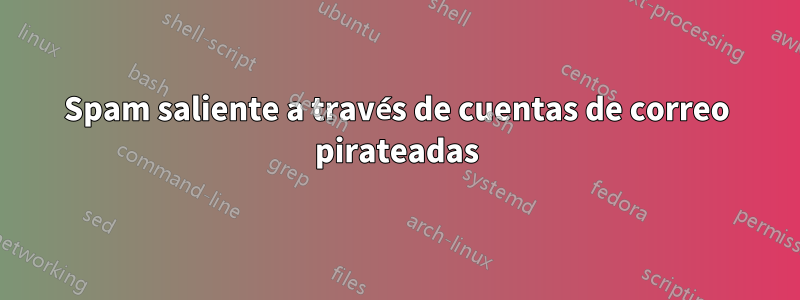 Spam saliente a través de cuentas de correo pirateadas