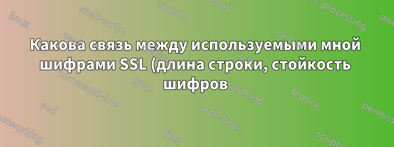 Какова связь между используемыми мной шифрами SSL (длина строки, стойкость шифров) и производительностью nginx?