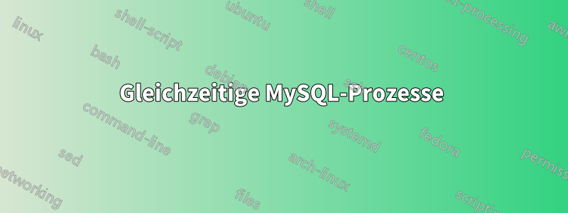 Gleichzeitige MySQL-Prozesse