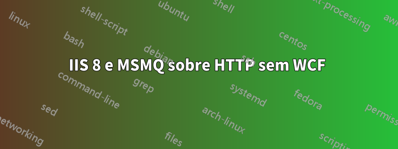 IIS 8 e MSMQ sobre HTTP sem WCF