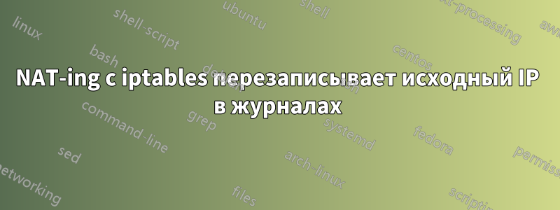 NAT-ing с iptables перезаписывает исходный IP в журналах