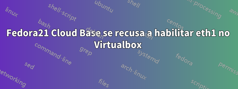 Fedora21 Cloud Base se recusa a habilitar eth1 no Virtualbox