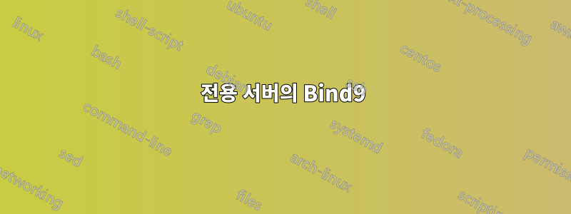 전용 서버의 Bind9