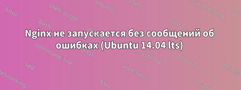 Nginx не запускается без сообщений об ошибках (Ubuntu 14.04 lts)