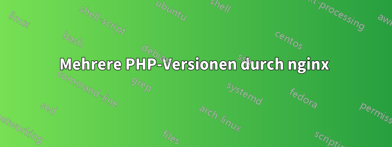 Mehrere PHP-Versionen durch nginx