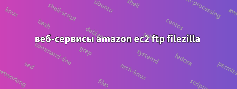 веб-сервисы amazon ec2 ftp filezilla