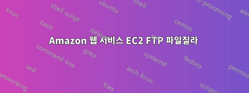 Amazon 웹 서비스 EC2 FTP 파일질라