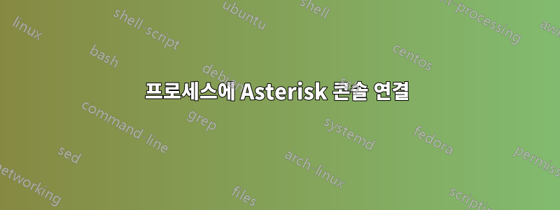 프로세스에 Asterisk 콘솔 연결