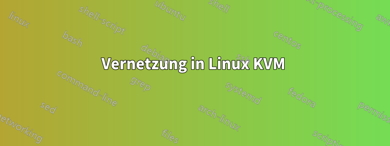 Vernetzung in Linux KVM