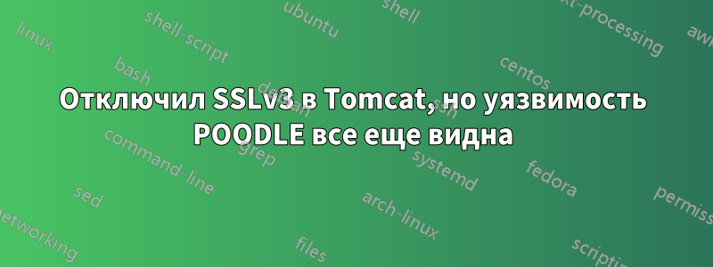 Отключил SSLv3 в Tomcat, но уязвимость POODLE все еще видна