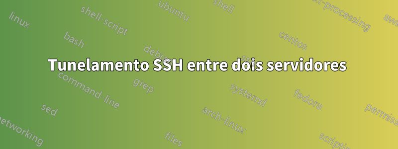 Tunelamento SSH entre dois servidores