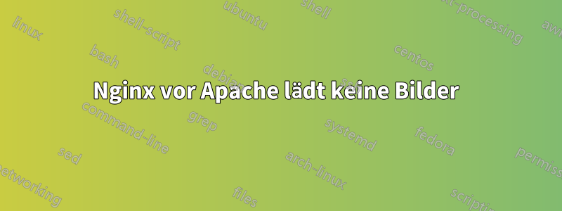 Nginx vor Apache lädt keine Bilder 