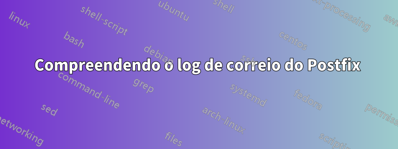 Compreendendo o log de correio do Postfix